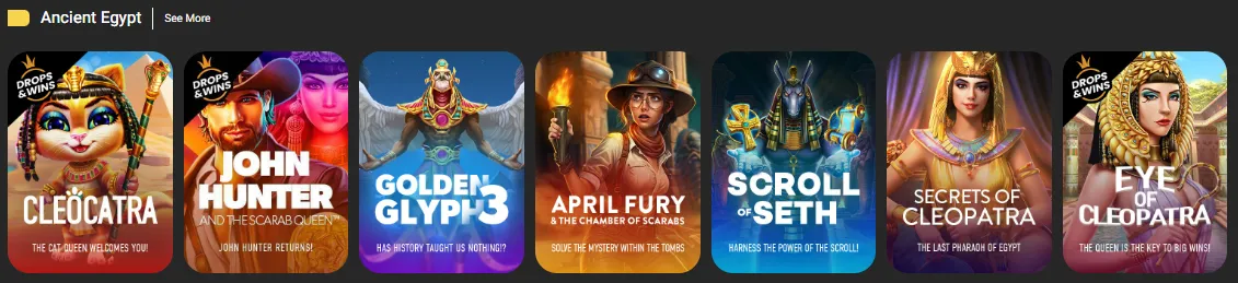 boomerino casino ancient egypt