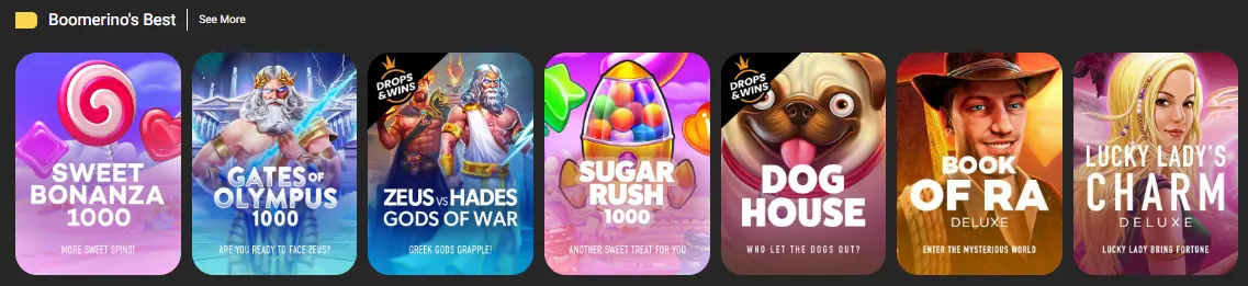 boomerino casino best slots