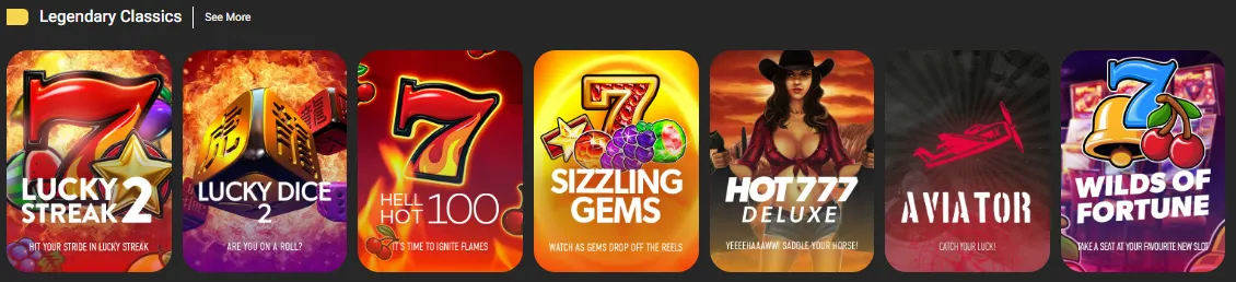 boomerino casino legendary classics