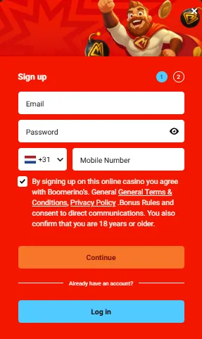 boomerino casino sign up