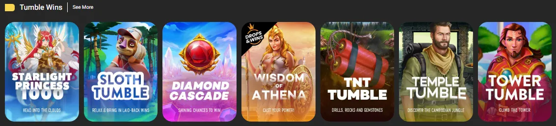 boomerino casino tumble wins